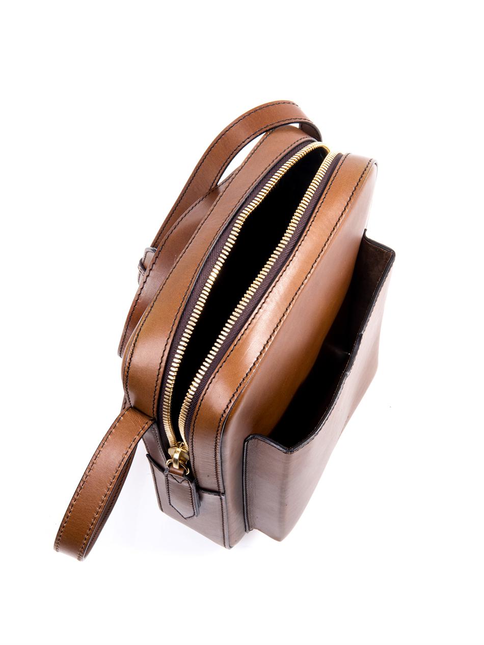 Burberry prorsum Leather Messenger Bag in Brown for Men Lyst