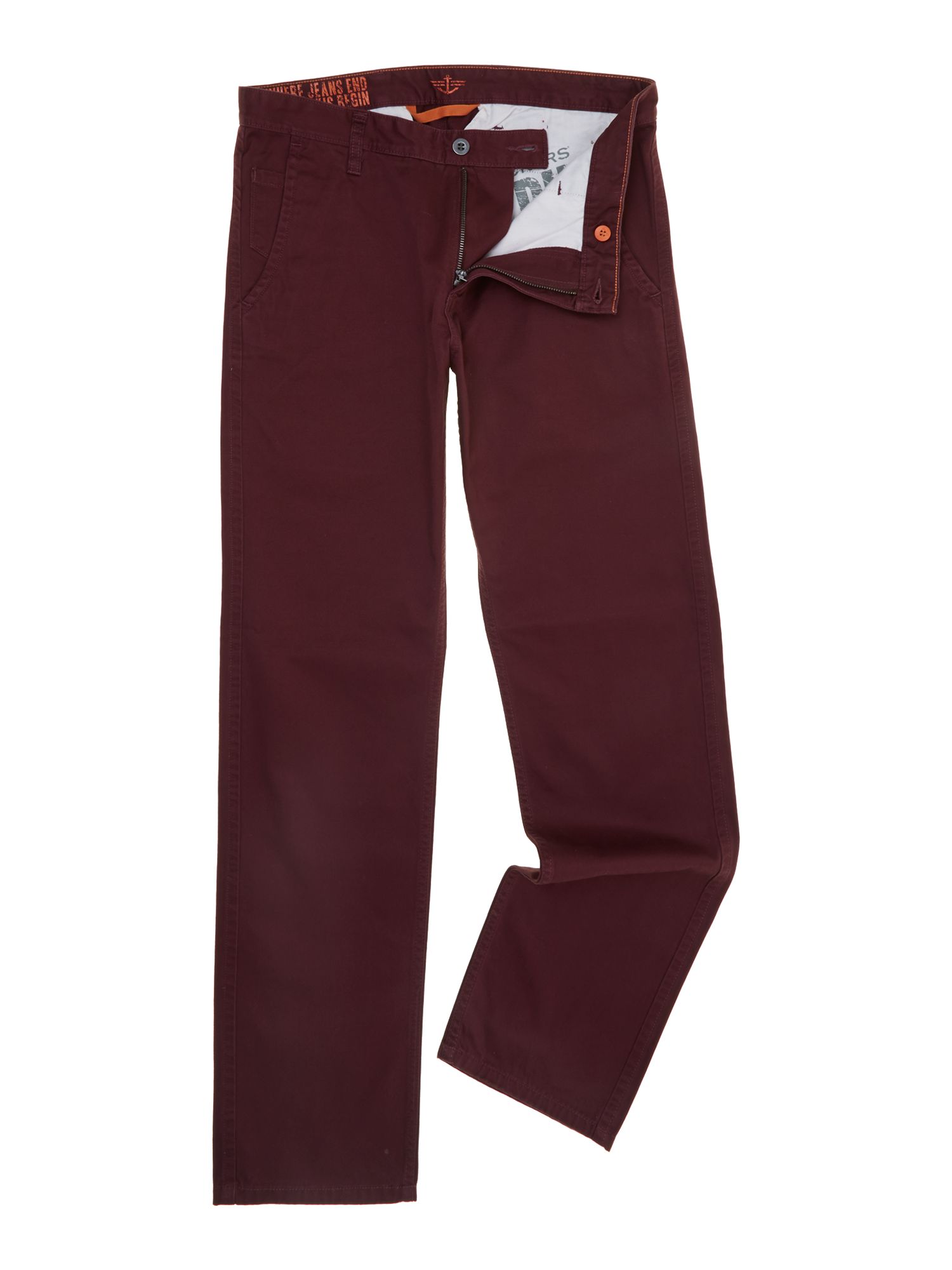 Dockers Alpha Slim Colour Chino in Purple for Men | Lyst