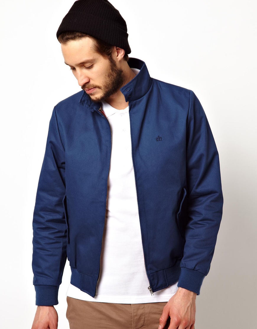 Download Lyst - Lazy Oaf Merc Harrington Jacket in Blue for Men