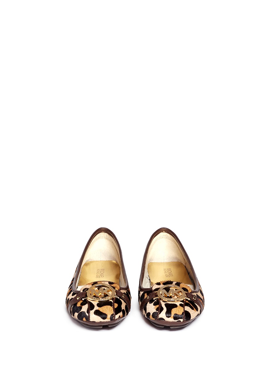 mk leopard flats