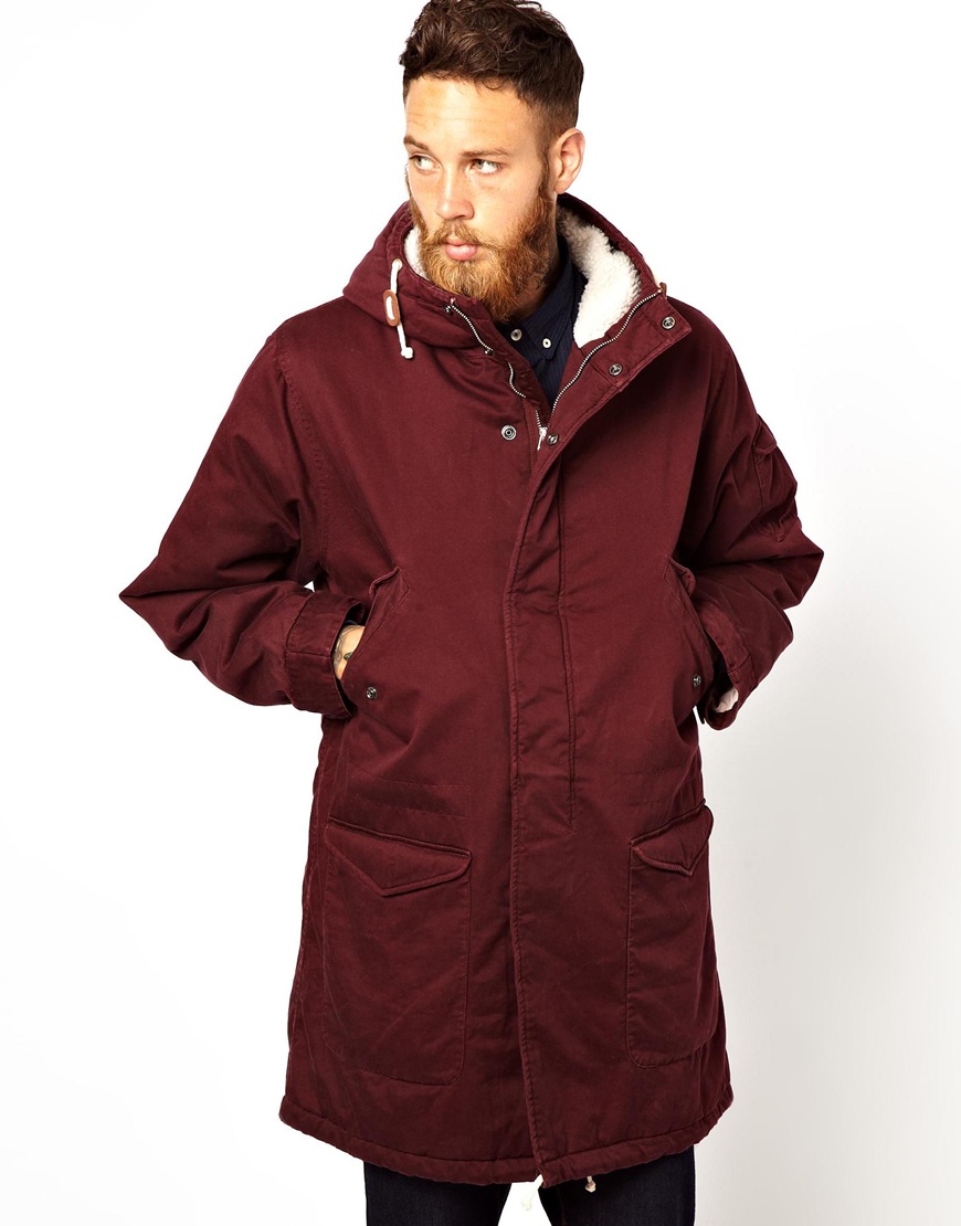 mens fred perry parka