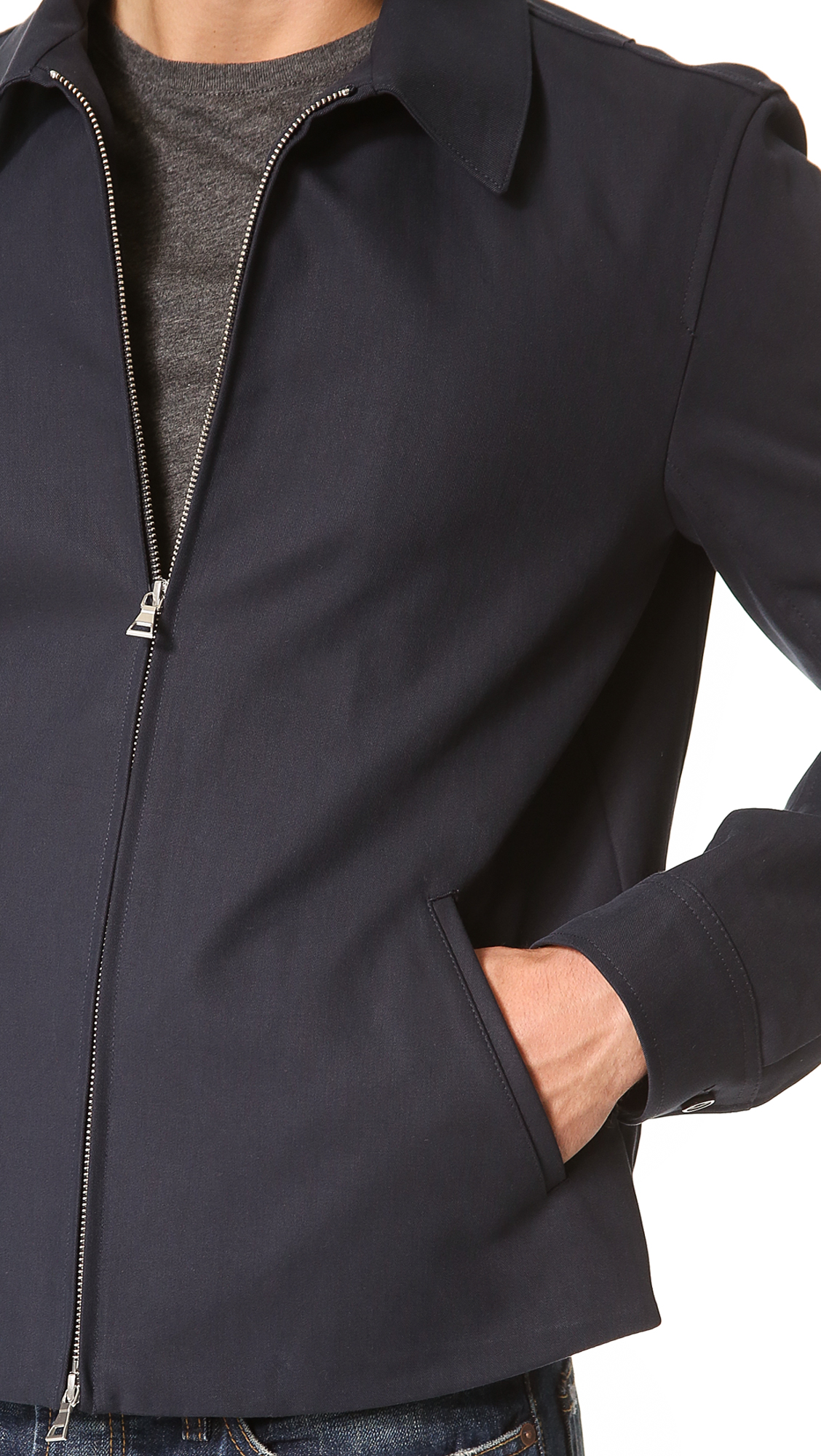 Lyst Vince Lightweight Jacket in Gray for Men