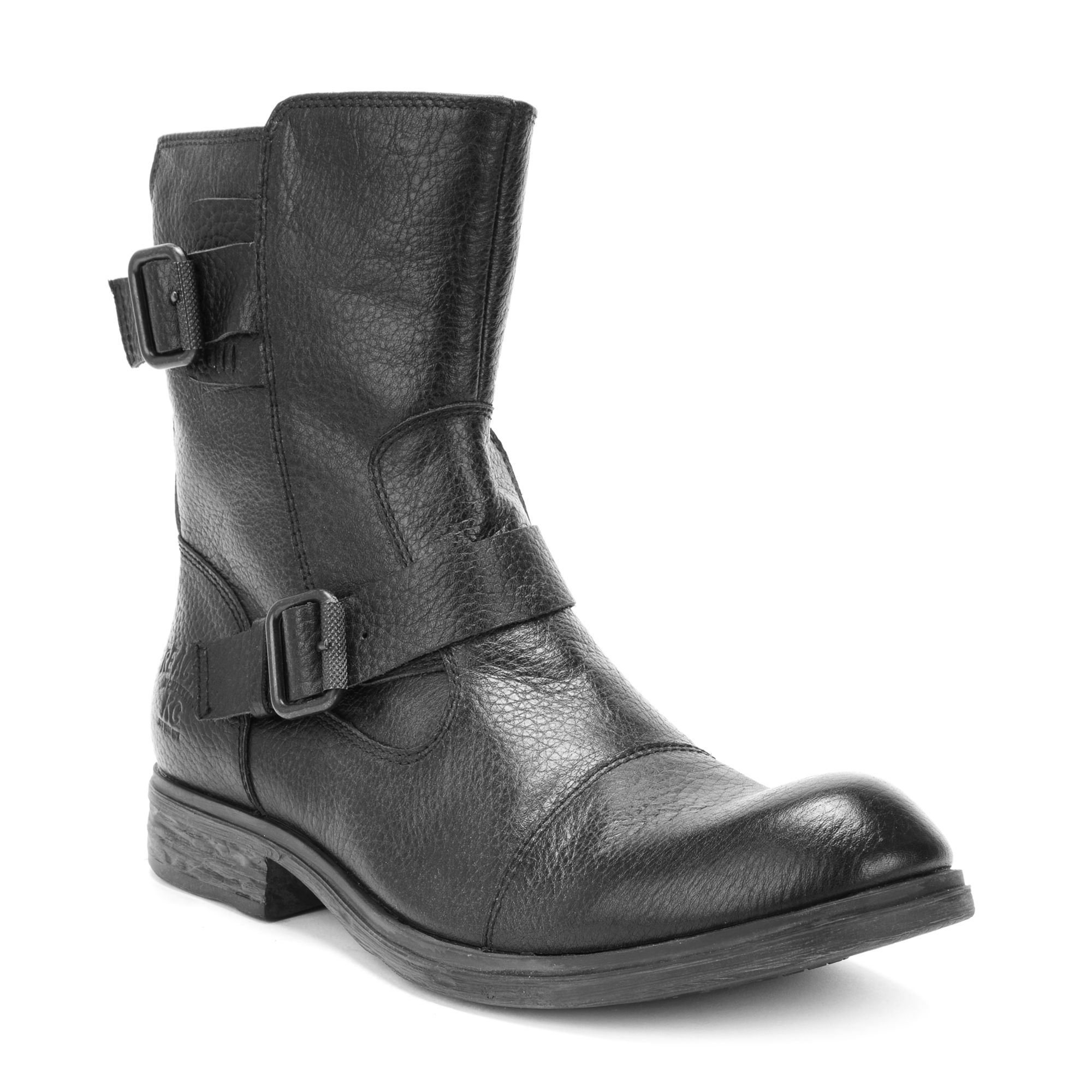 Kenneth Cole Reaction Work Week Double Buckle Boots in Black for Men | Lyst