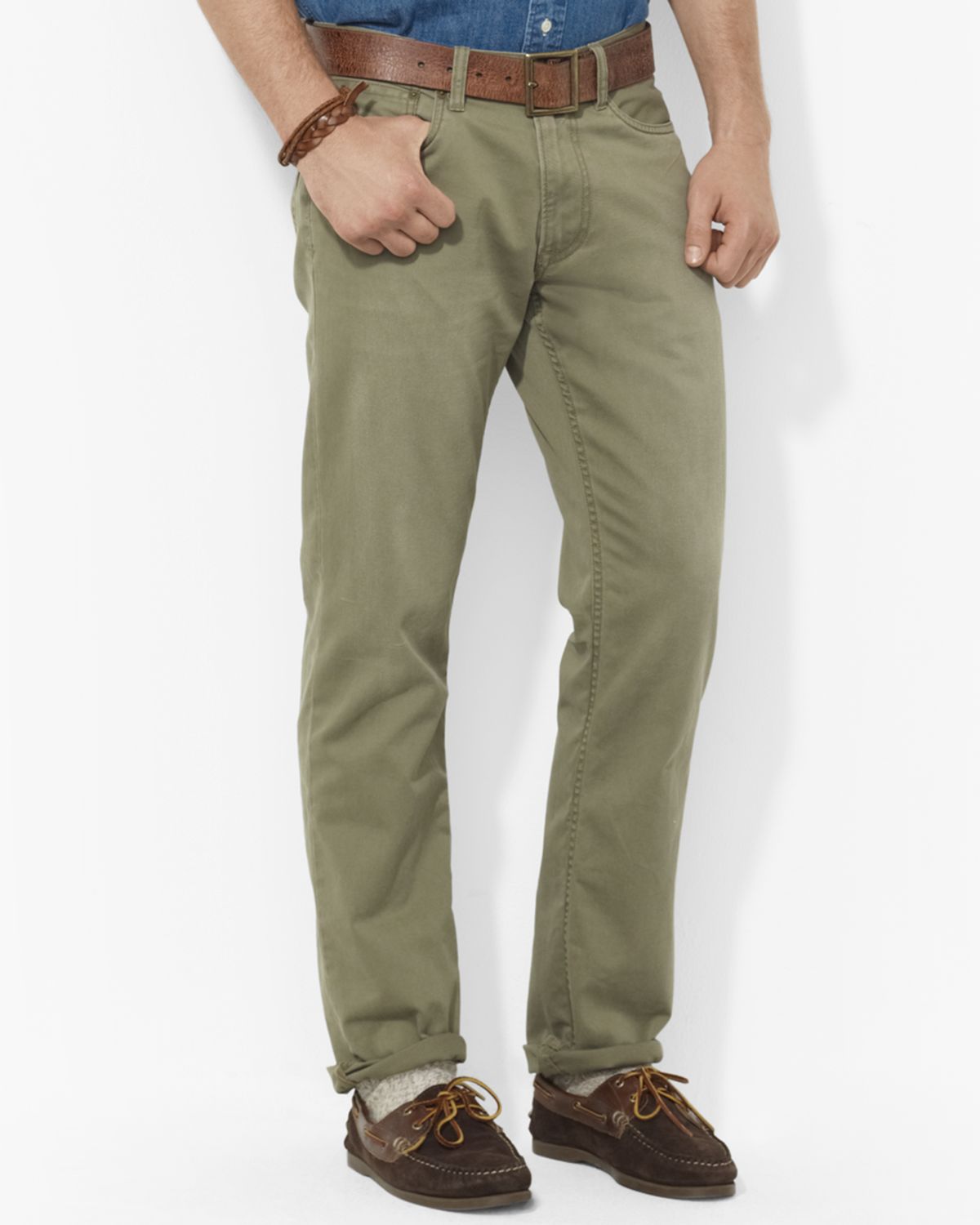 ralph lauren green trousers