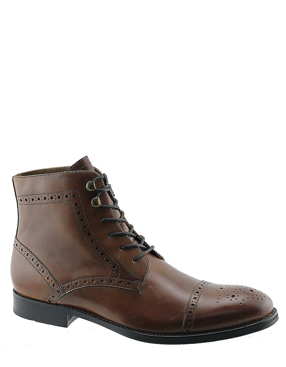 Johnston & Murphy Tyndall Leather Cap Toe Boots in Brown for Men - Lyst