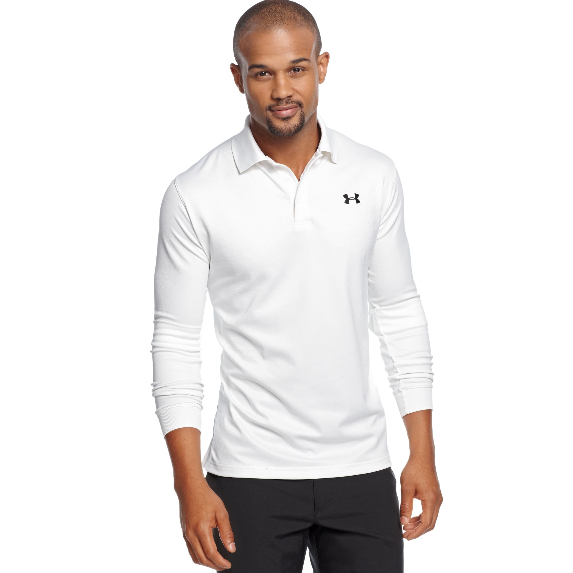 under armour long sleeve polo shirts for men