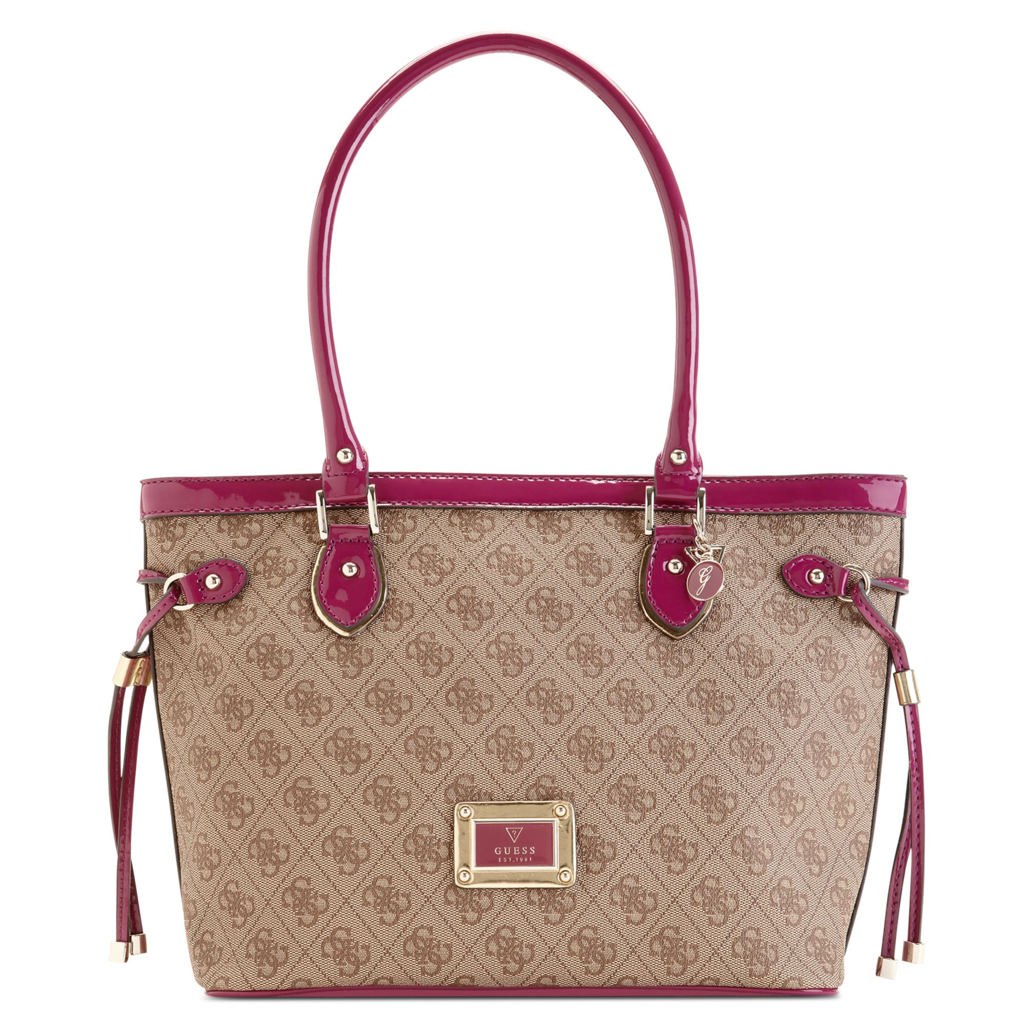 Guess Guess Handbag Reama Small Classic Tote in Pink (Amethyst) | Lyst