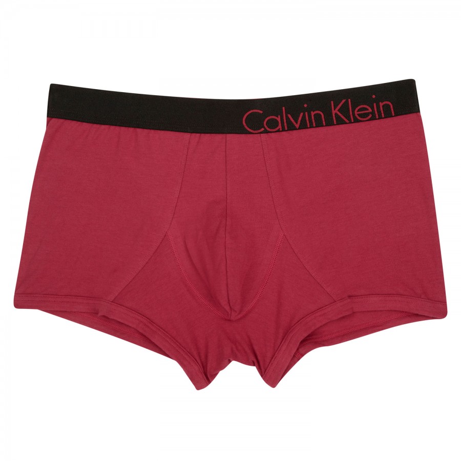 Calvin Klein Stretch Cotton Boxer Briefs in Red for Men (burgundy) | Lyst