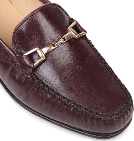 Carvela Kurt Geiger Mariner Leather Loafers in Red for Men (Wine) | Lyst