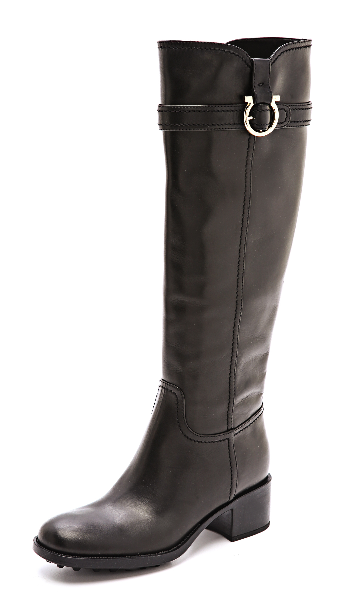 Lyst - Ferragamo Robespierre Tall Boots in Brown