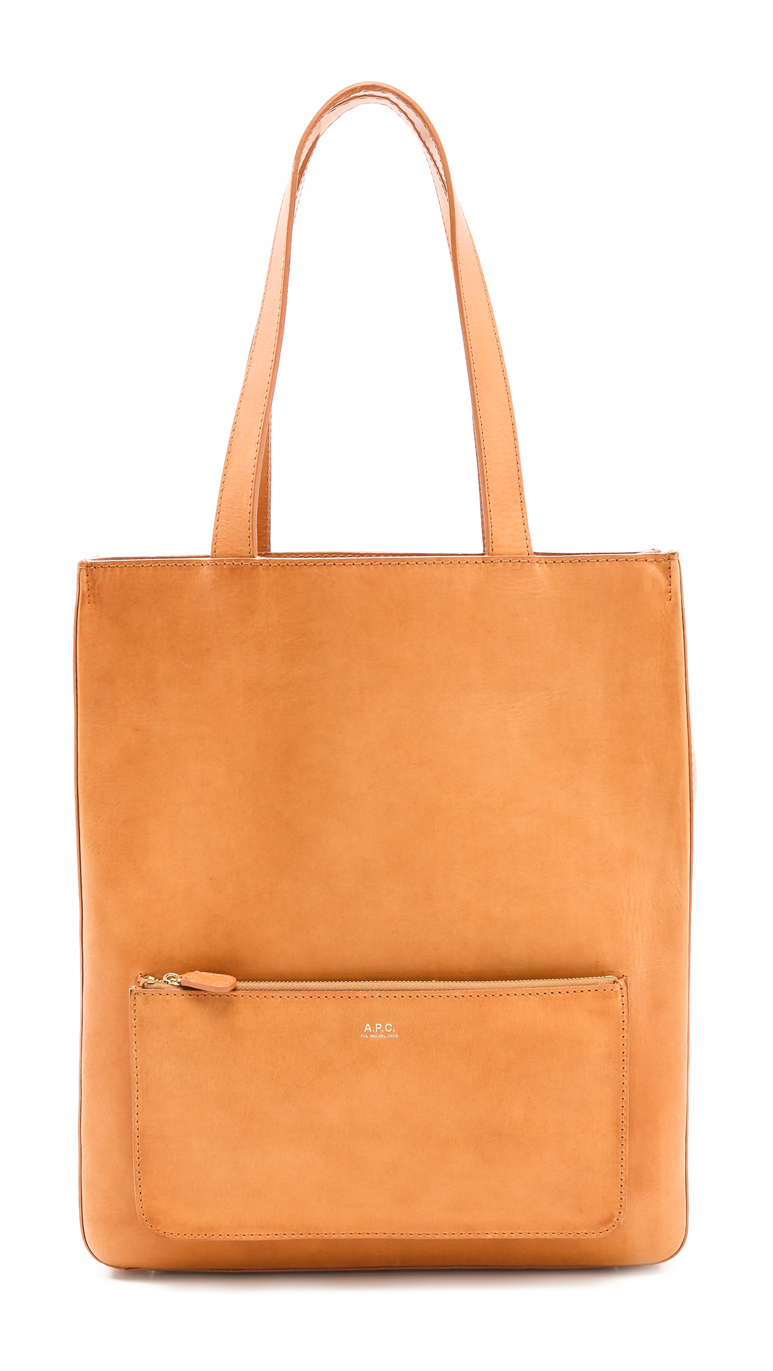 Lyst - A.P.C. Cabas Bag in Natural