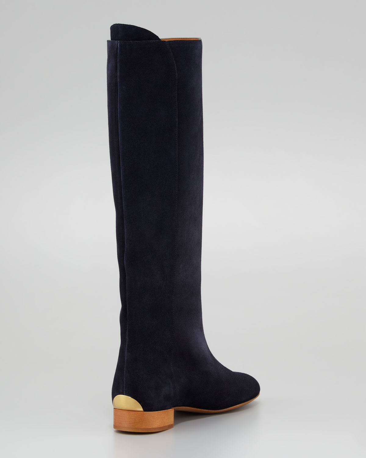 navy blue suede boots womens