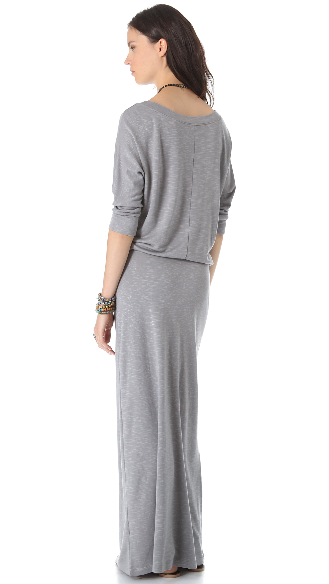 Lyst Lanston Boyfriend Maxi Dress in Gray