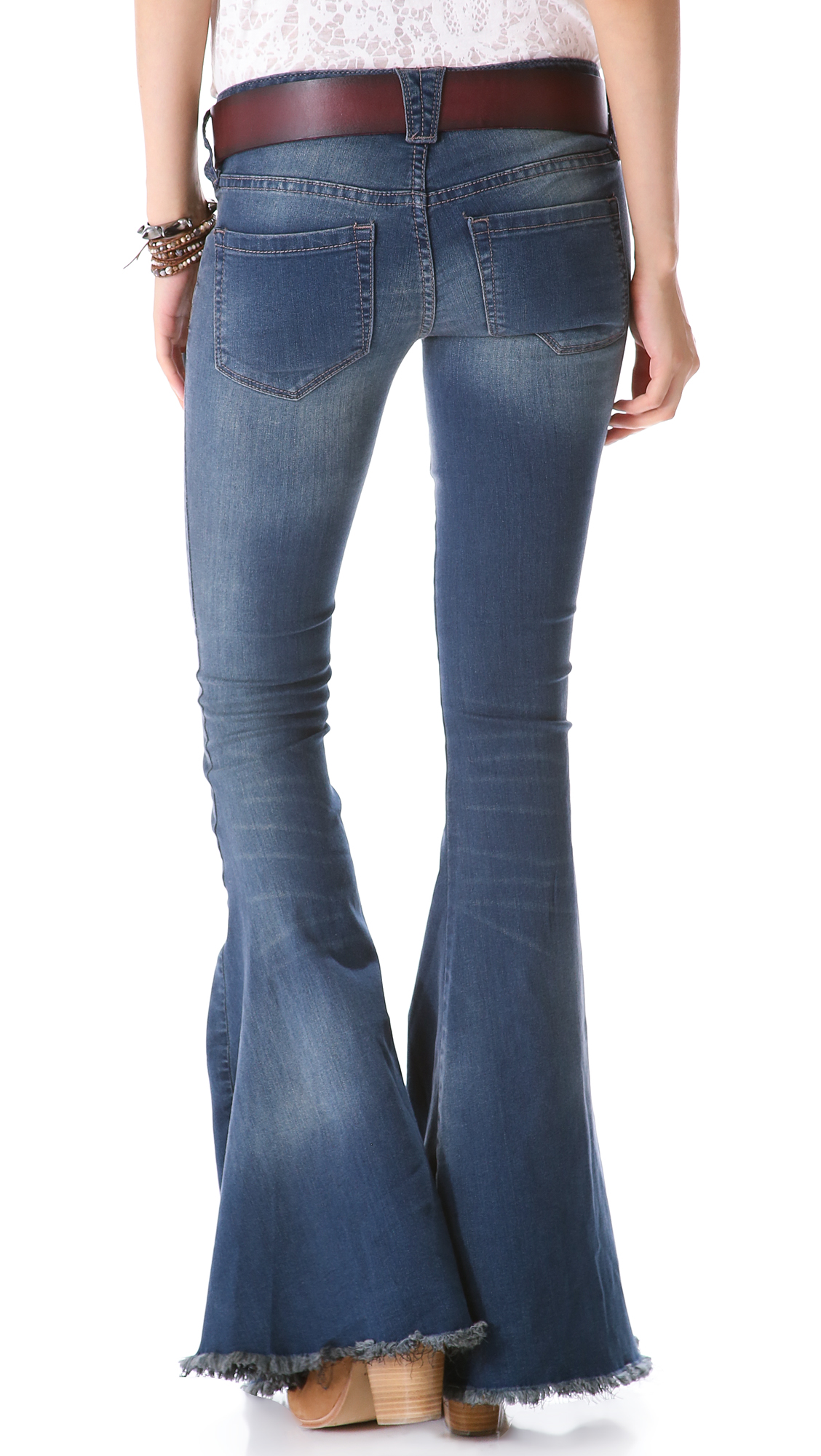 super flare jeans petite