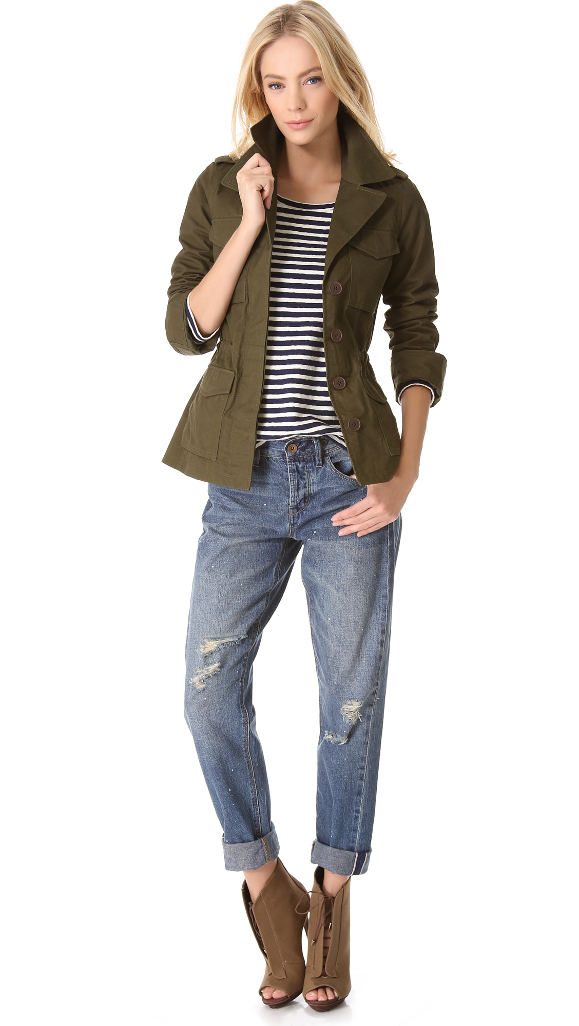 madewell green utility jacket