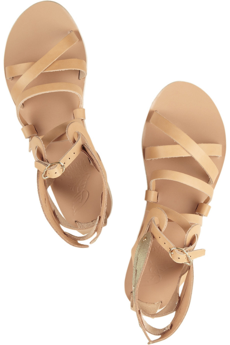 Lyst - Ancient Greek Sandals Nephele Leather Wing Sandals in Metallic