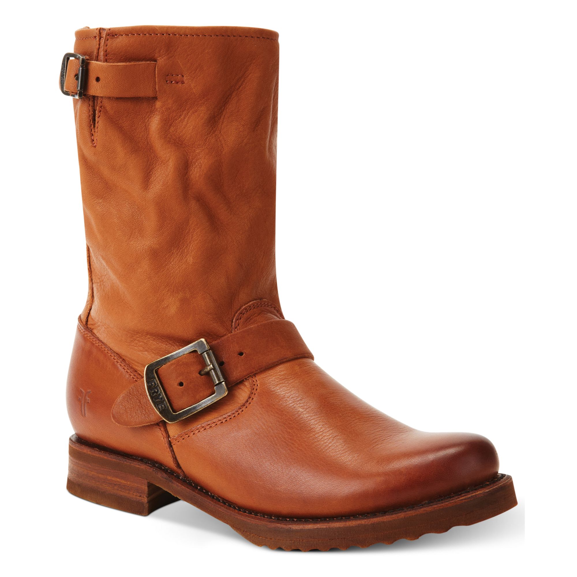 Frye Veronica Booties in Brown (Whiskey) | Lyst