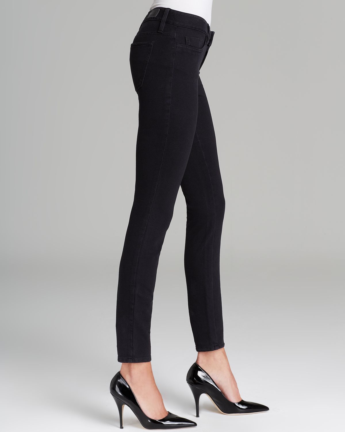 Lyst - Guess Jeans Brittney Legging in Black Silicone in Black