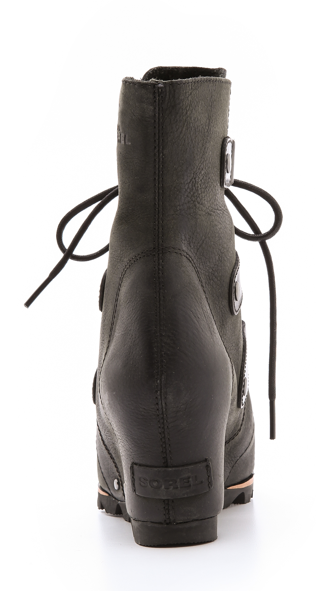 sorel joan of arctic wedge studded