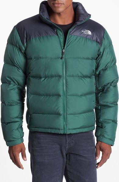 The North Face Nuptse 2 Down Jacket in Green for Men (Nottingham Green ...