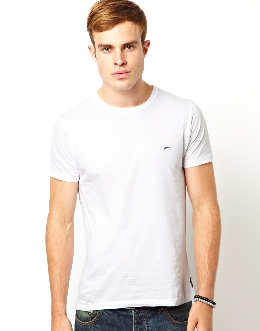 Lyst - French Connection T Shirt Basic Logo in White for Men