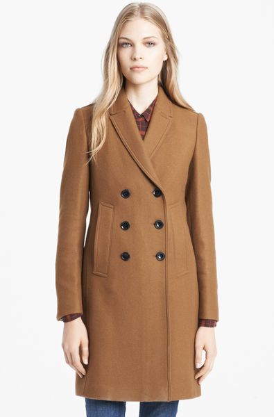 Burberry Brit Dashington Double Breasted Coat with Liner in Beige (Dark ...