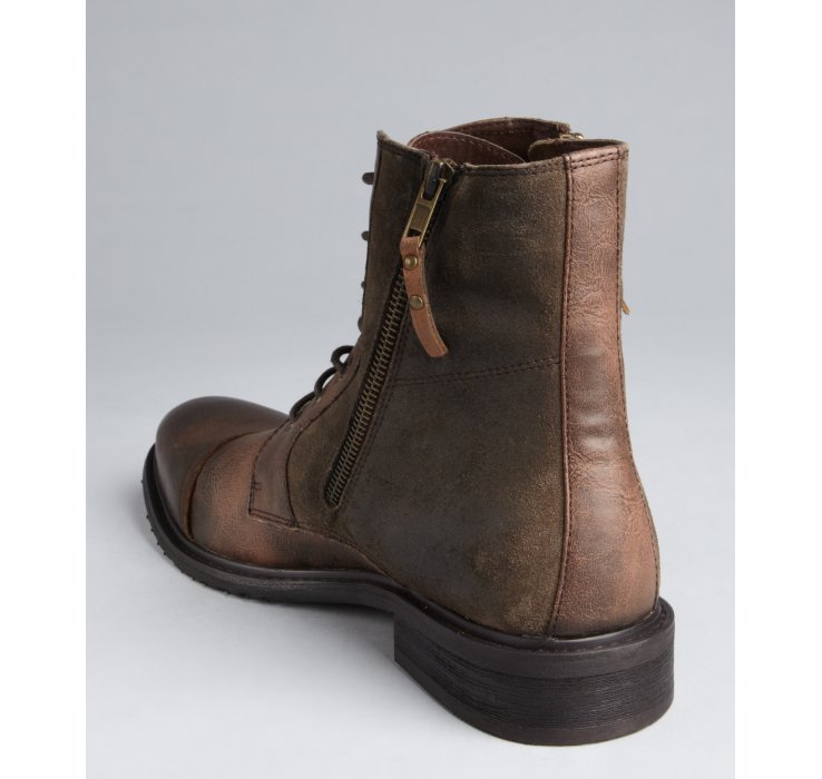 kenneth cole new york side zip leather boot