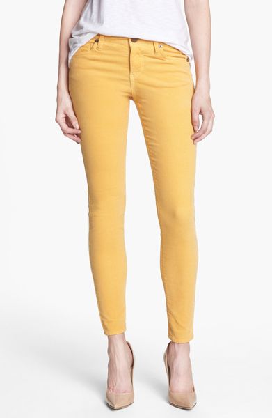 Kut From The Kloth Mia Corduroy Pants in Yellow (Gold Shine) | Lyst