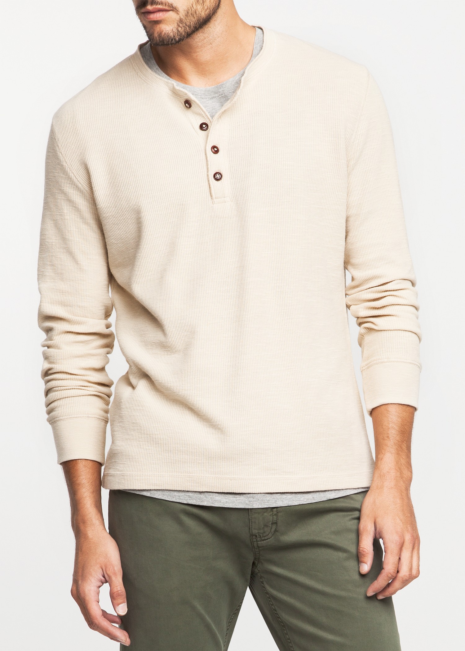 cream shirt mens