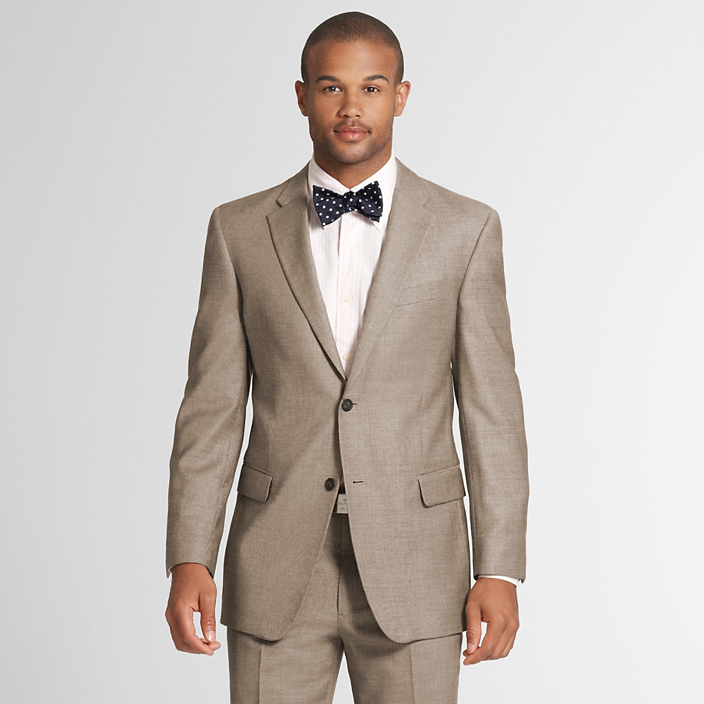 Tommy Hilfiger Tan Sharkskin Suit Jacket in Beige for Men (TAN) | Lyst