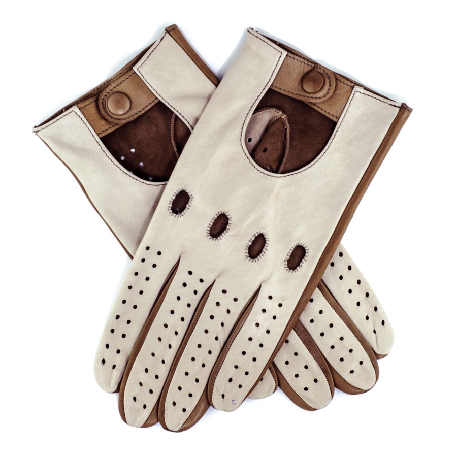 Black.co.uk Leather Driving Gloves in Natural for Men Lyst