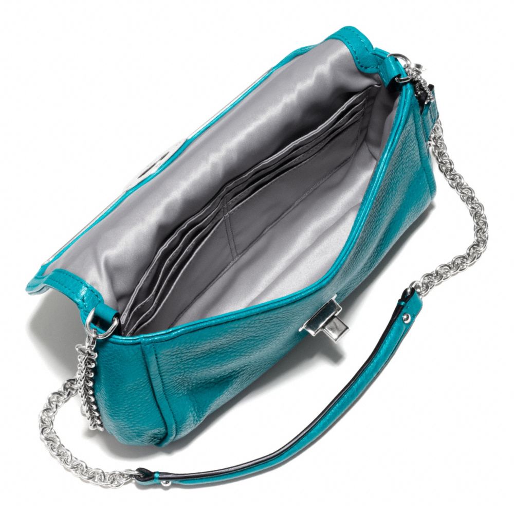 Lyst Coach Madison Chain Crossbody In Leather in Black