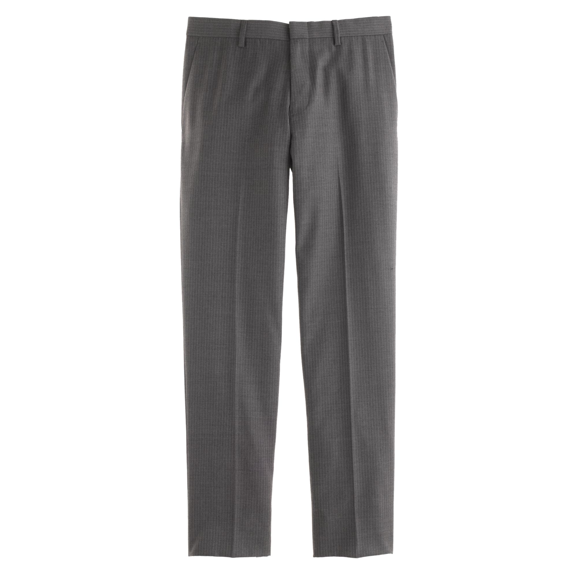 J.crew Ludlow Slim Suit Pant in Pinstripe Italian Wool in Gray for Men ...