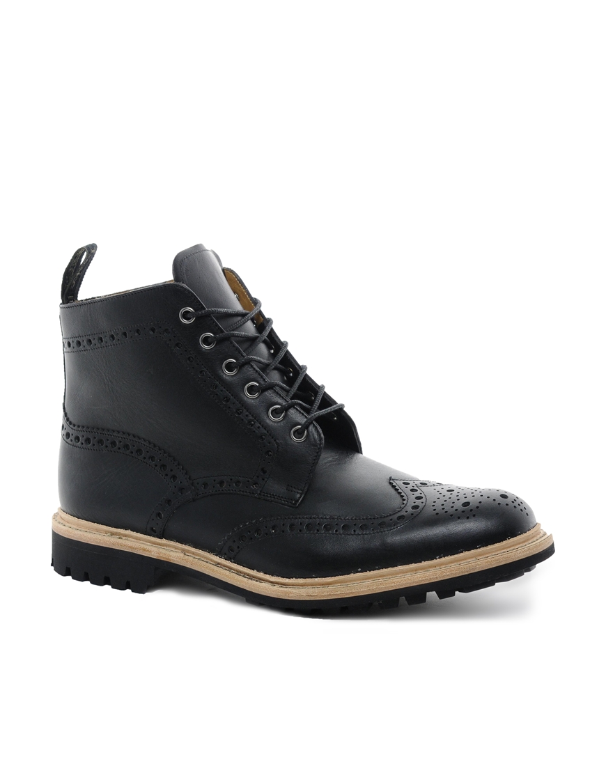 black commando boots