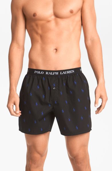 Polo Ralph Lauren Cotton Boxers in Black for Men (Polo Black/ Rugby ...