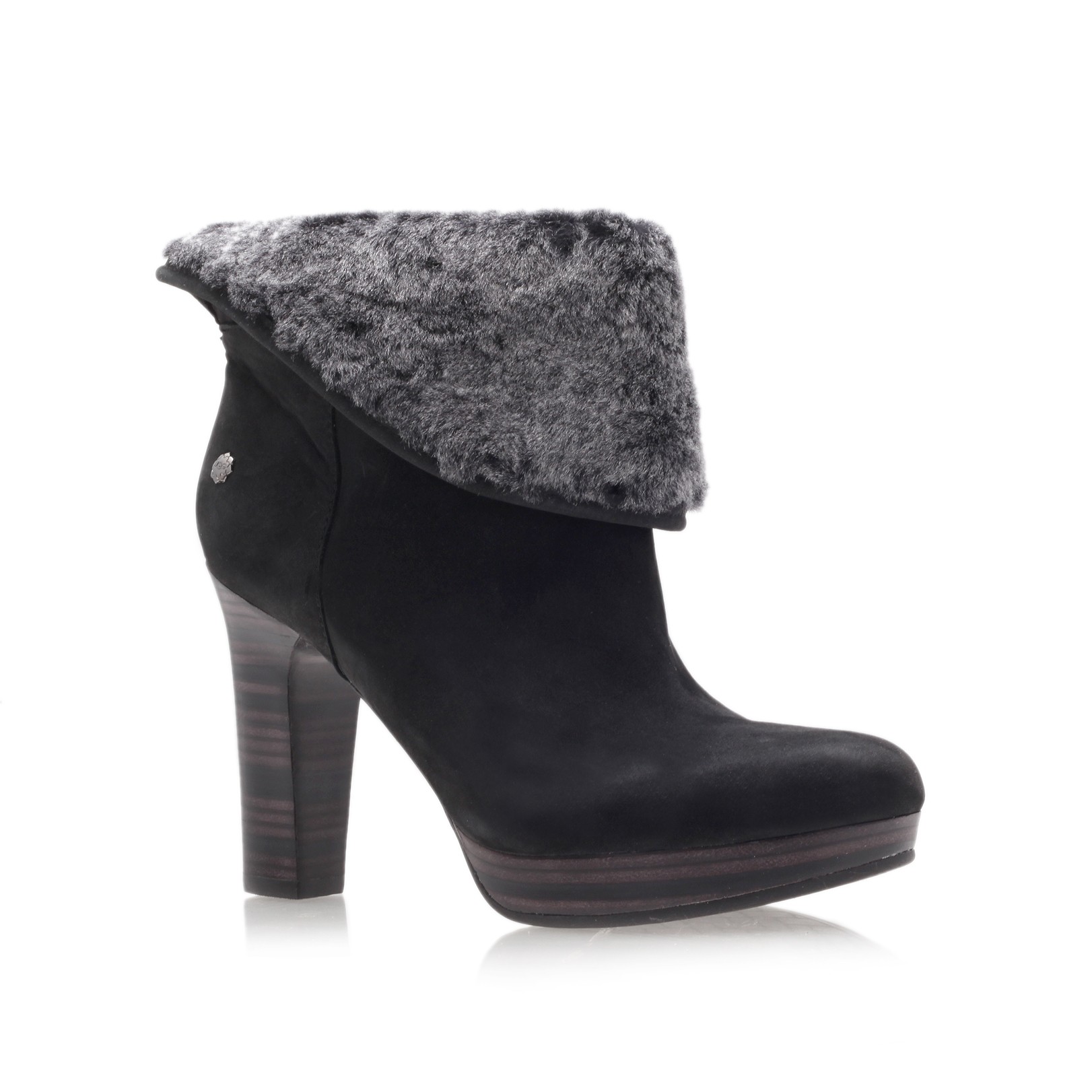 Ugg Dandylion Ankle Boots in Black | Lyst