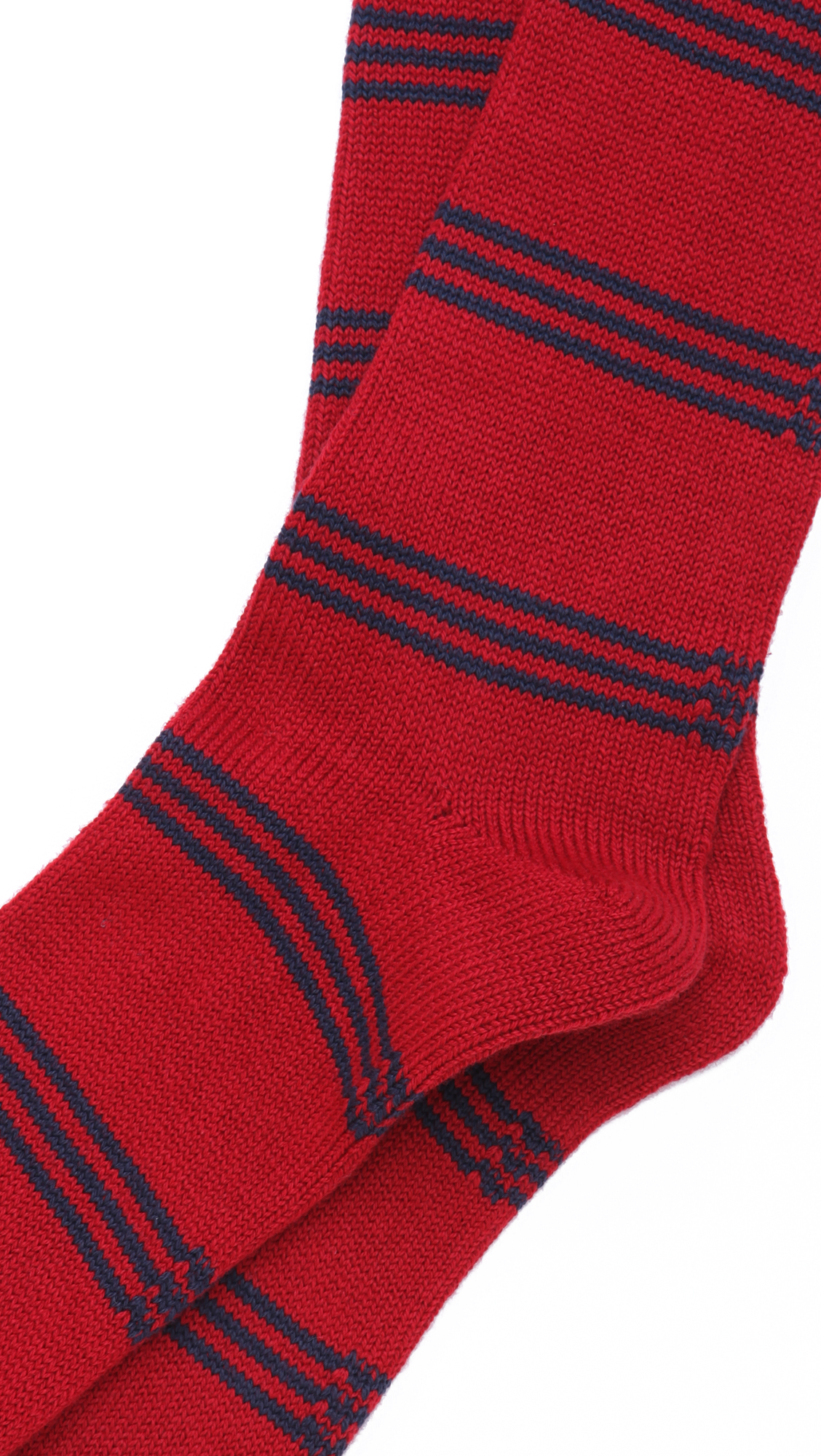 Lyst Anonymous Ism Indian Stripe Crew Socks in Red for Men