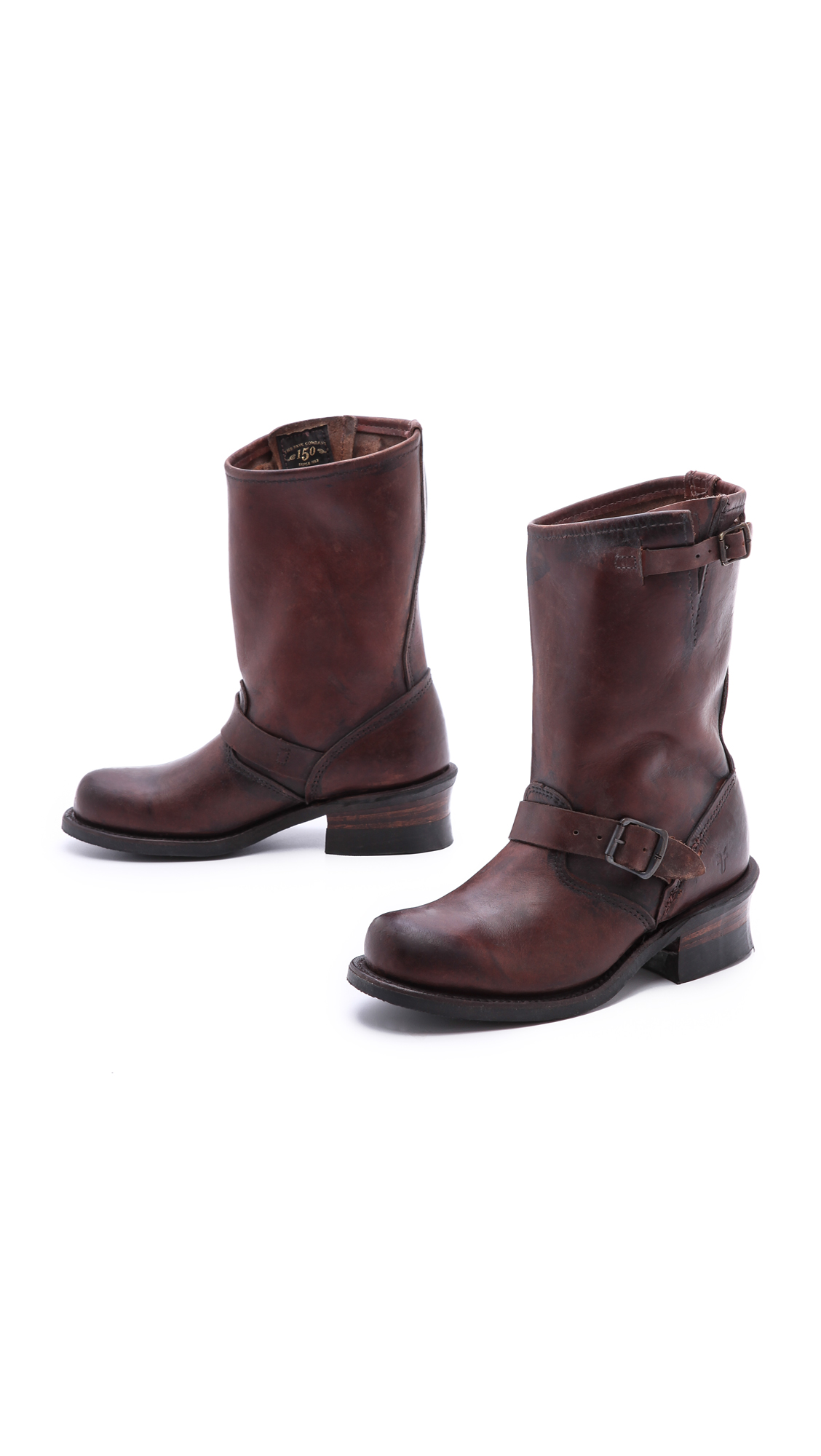 Frye 150th Anniversary Engineer 12r Boots in Brown | Lyst