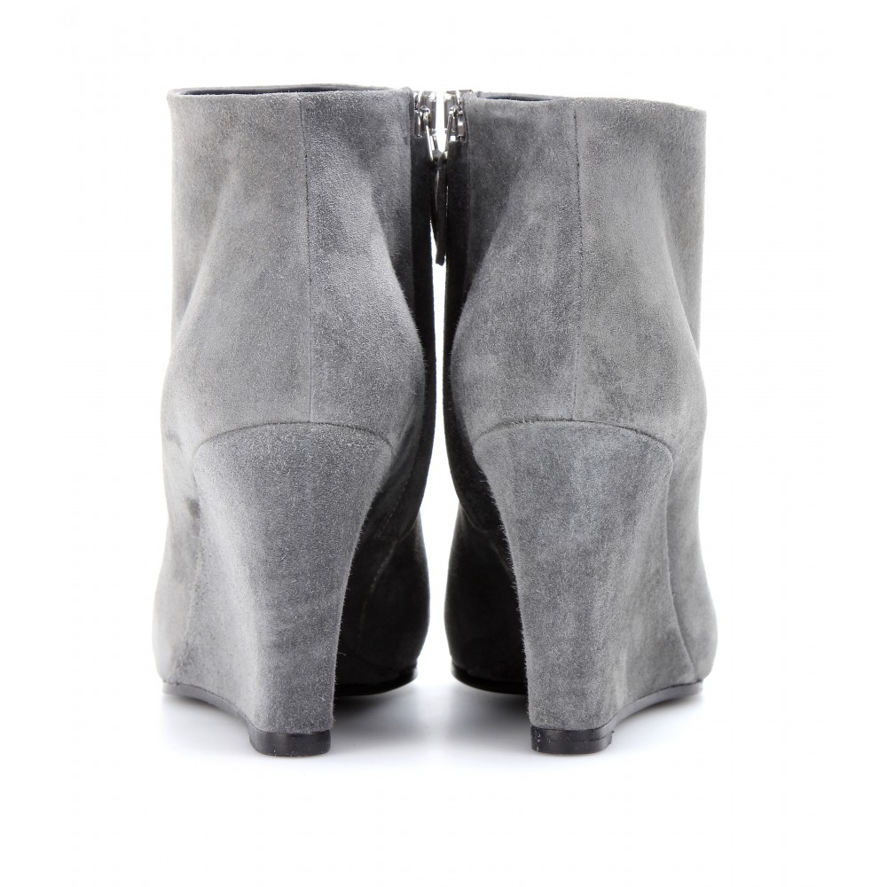 jil sander wedge boots