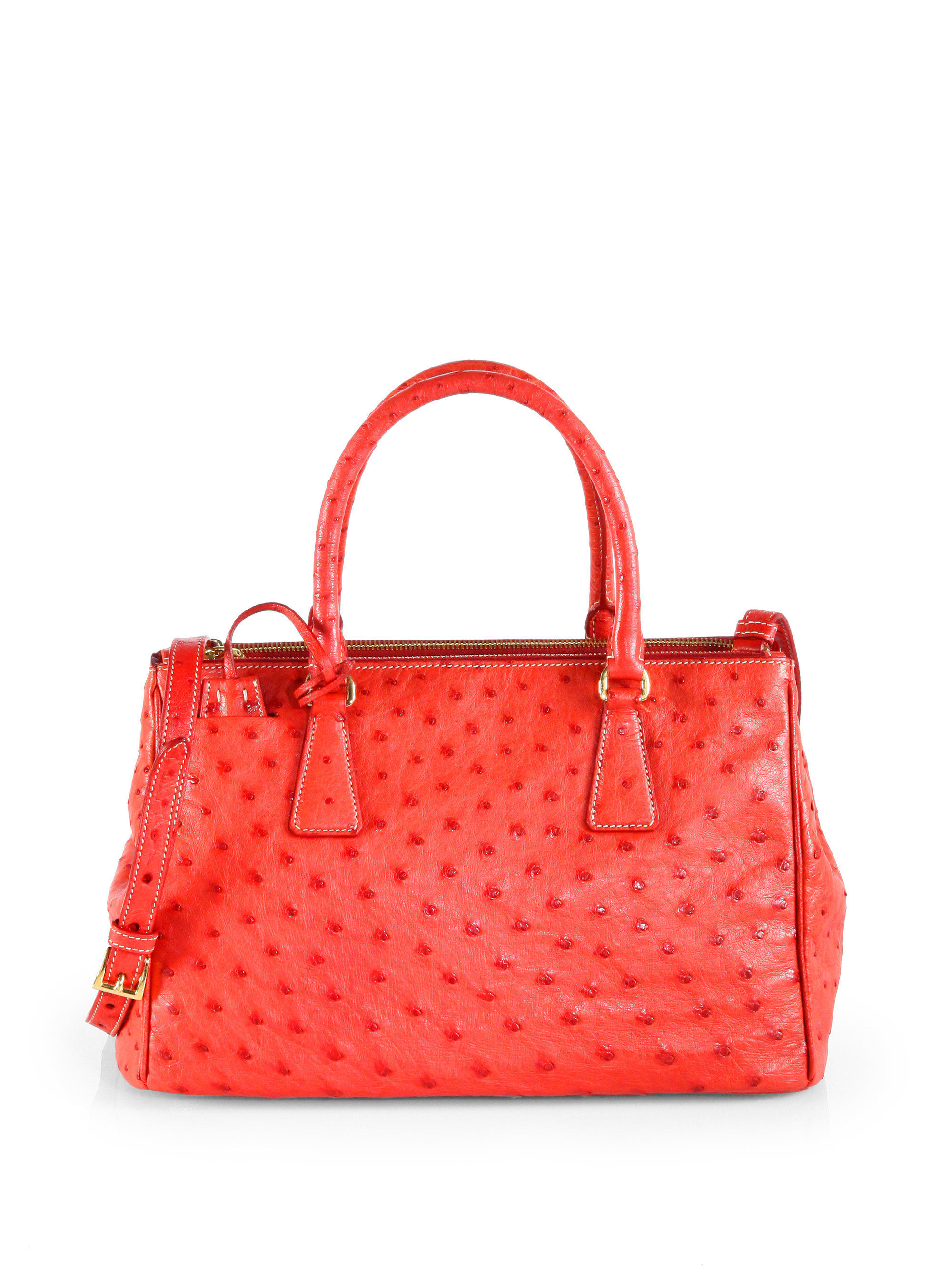 prada tote red