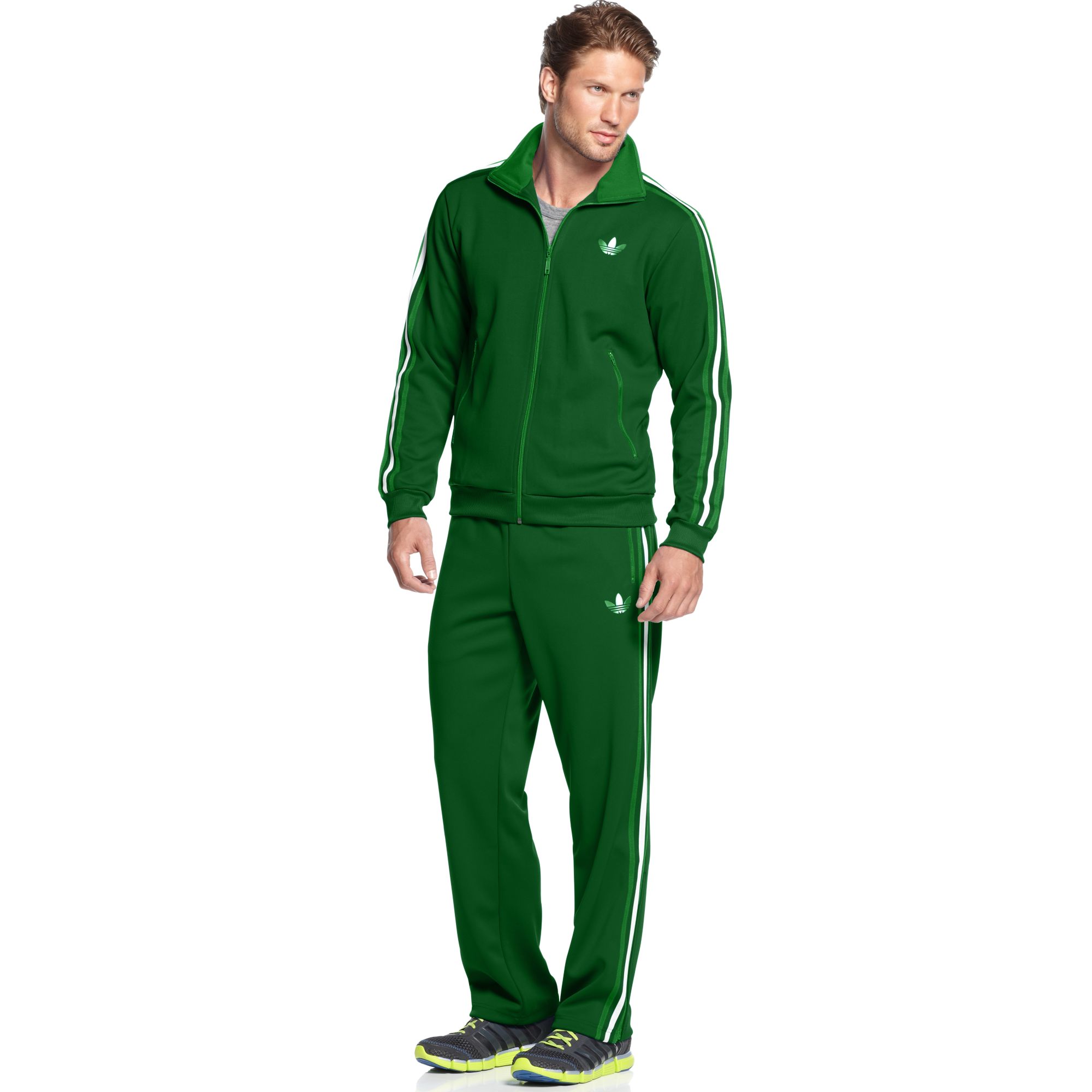 Adidas Track Pant in Green for Men (Forest) | Lyst