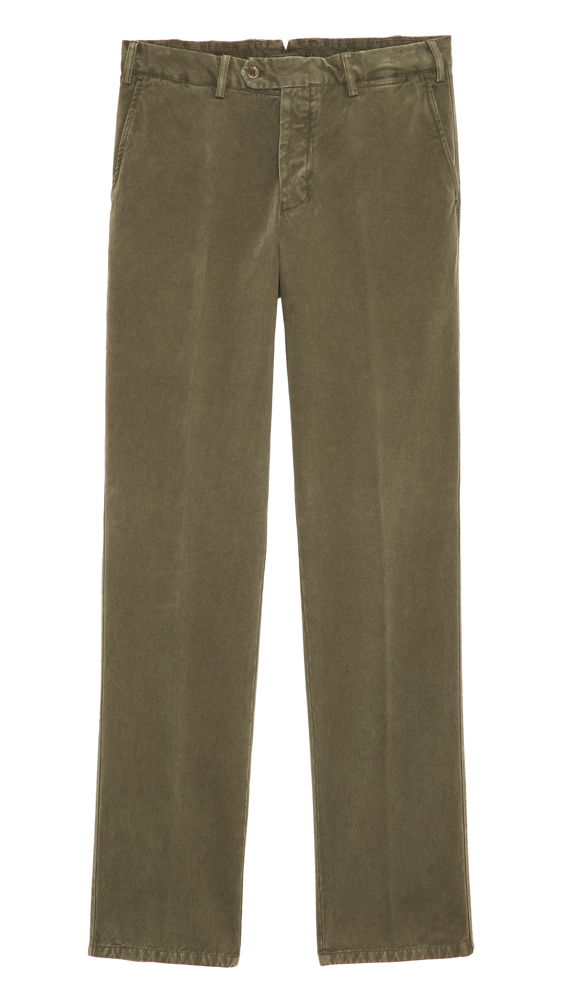 Lyst - Aspesi Brushed Twill Chinos in Green for Men