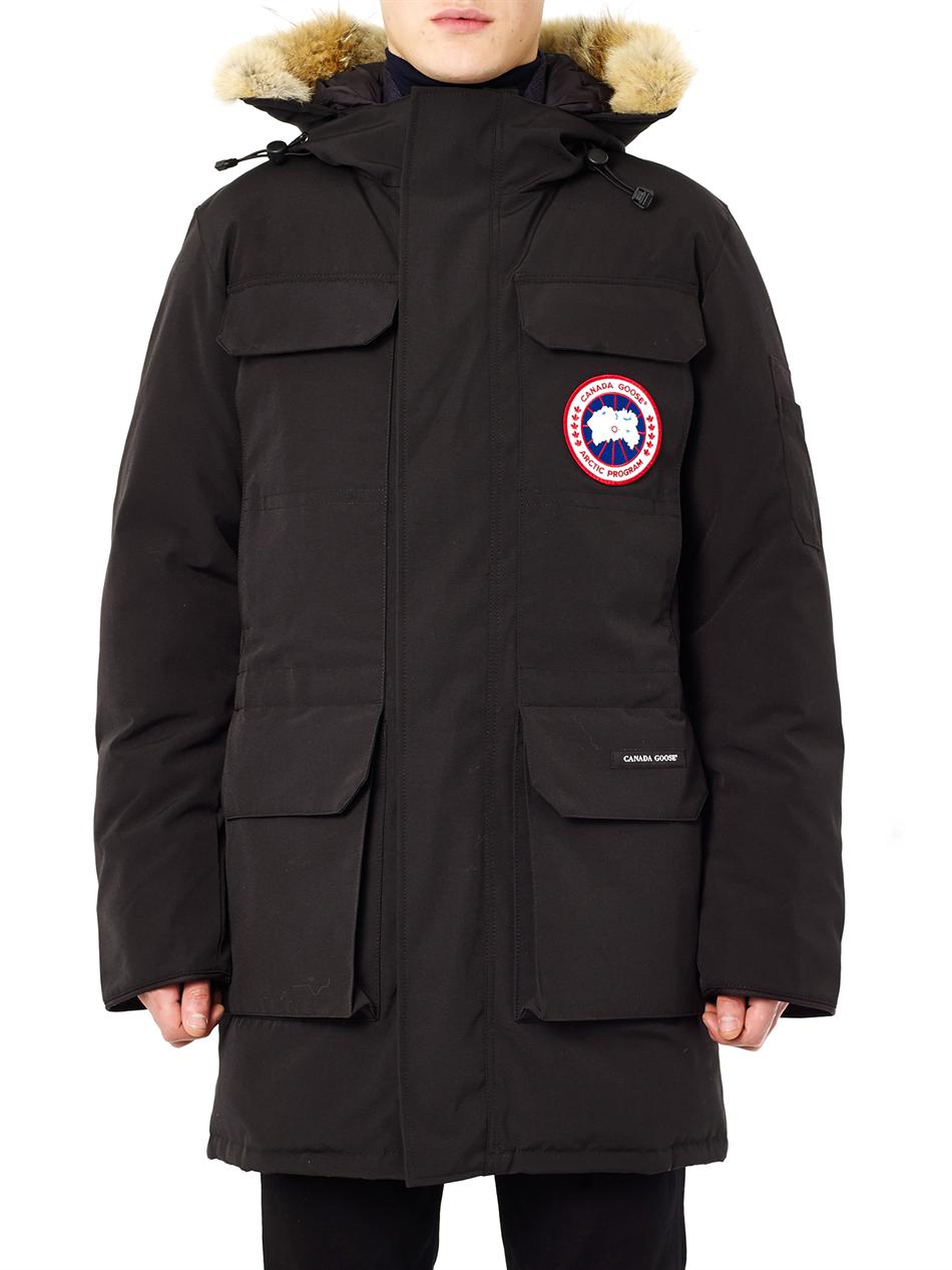 Canada goose Expedition Parka Fusion Fit in Black for Men | Lyst
