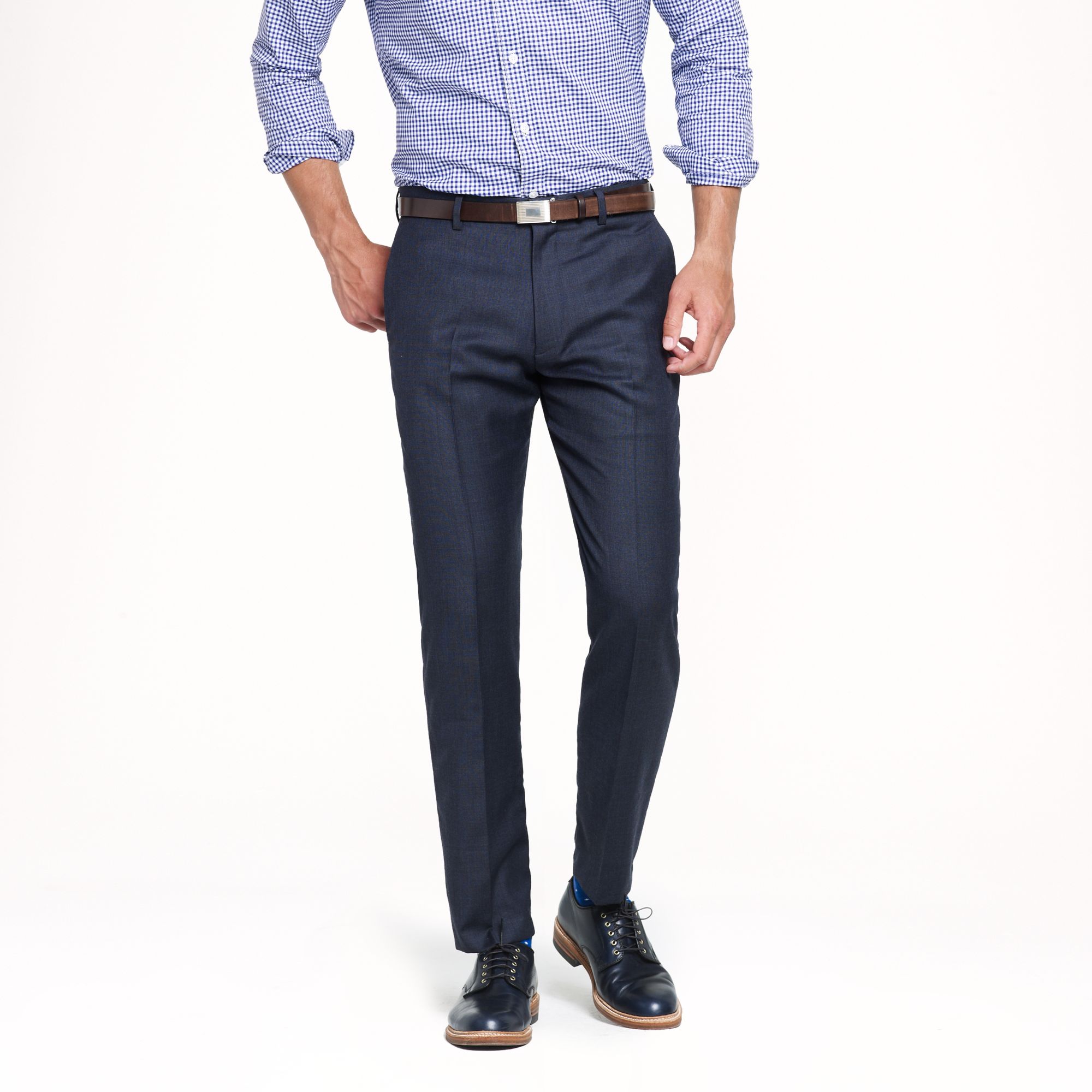 J.crew Ludlow Classic Suit Pant in Italian Worsted Wool in Blue for Men ...