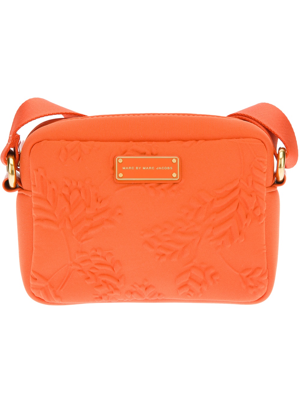 small orange crossbody bag