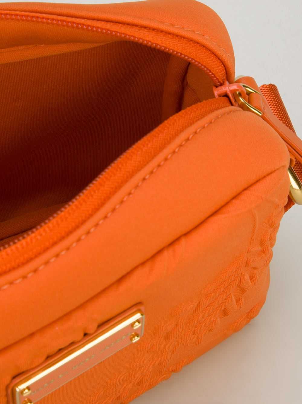 orange cross body purse