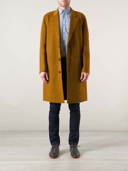 Acne Studios Charles Coat in Brown for Men | Lyst