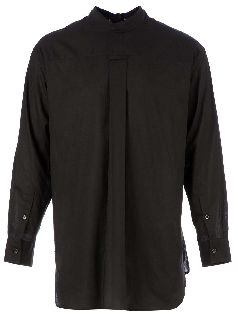 Lyst - Ann demeulemeester Rear Button Fastening Shirt in Black for Men