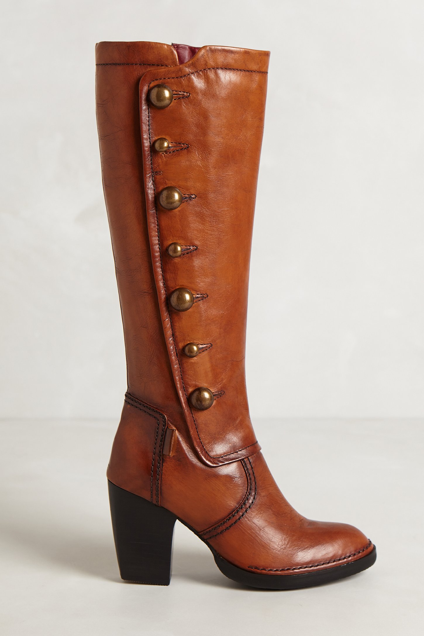 Lyst Anthropologie Heath Button Boots in Brown