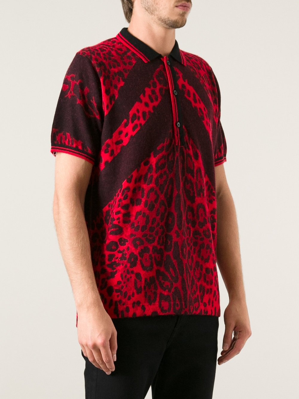 leopard polo shirts